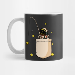 Pocket Astronaut Fishing Mug